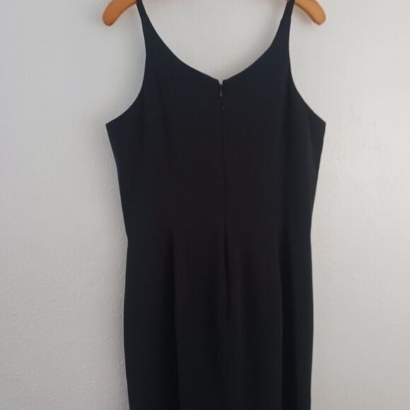 Dress the population Women's Black Iris High-Slit Evening Gown size XL - Picture 6 of 7